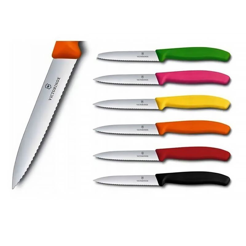 Кухонний ніж Victorinox SwissClassic Paring 6.7736.L9 помаранчевий