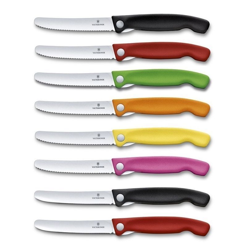 Кухонный нож Victorinox SwissClassic Foldable Paring 6.7801.FB красный