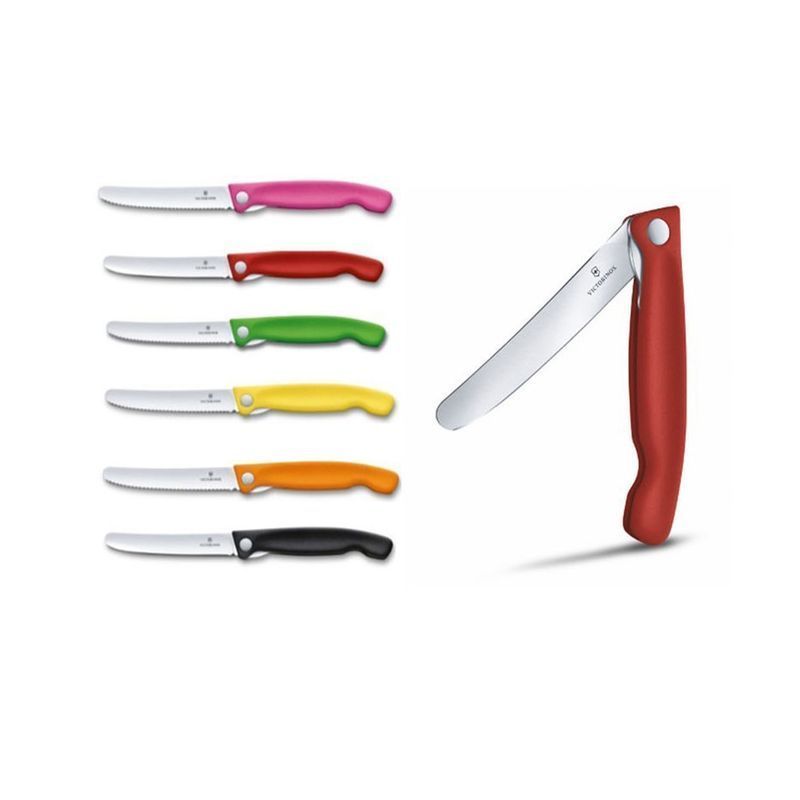 Кухонный нож Victorinox SwissClassic Foldable Paring 6.7801.FB красный