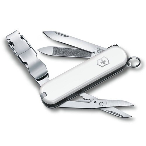 Складаний ніж-брелок Victorinox Nail Clip 580 без упаковки 0.6463.7L19 (Білий)