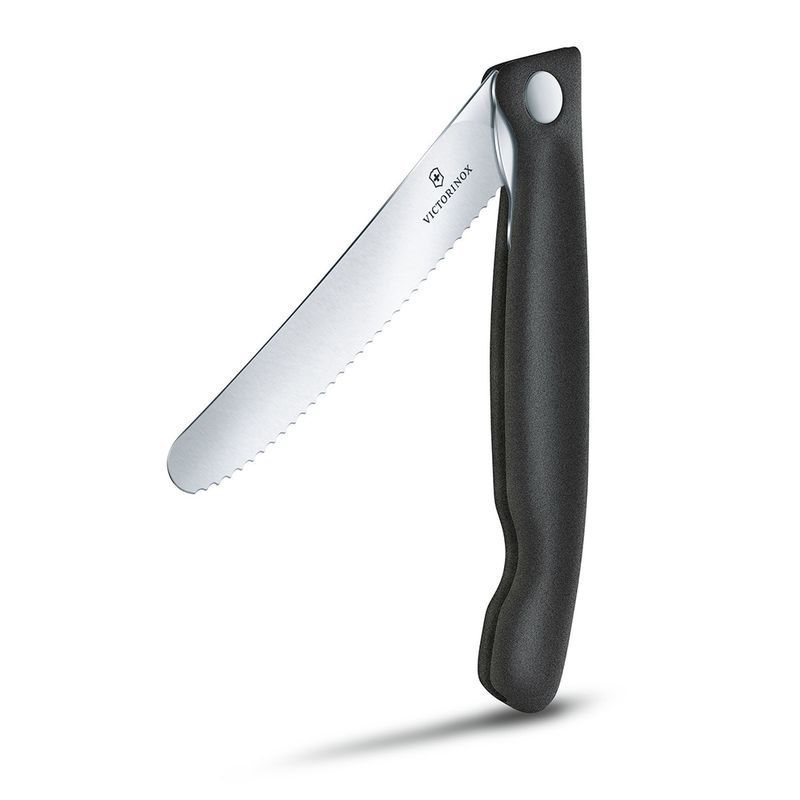 Кухонный нож Victorinox SwissClassic Foldable Paring 6.7833.FB черный