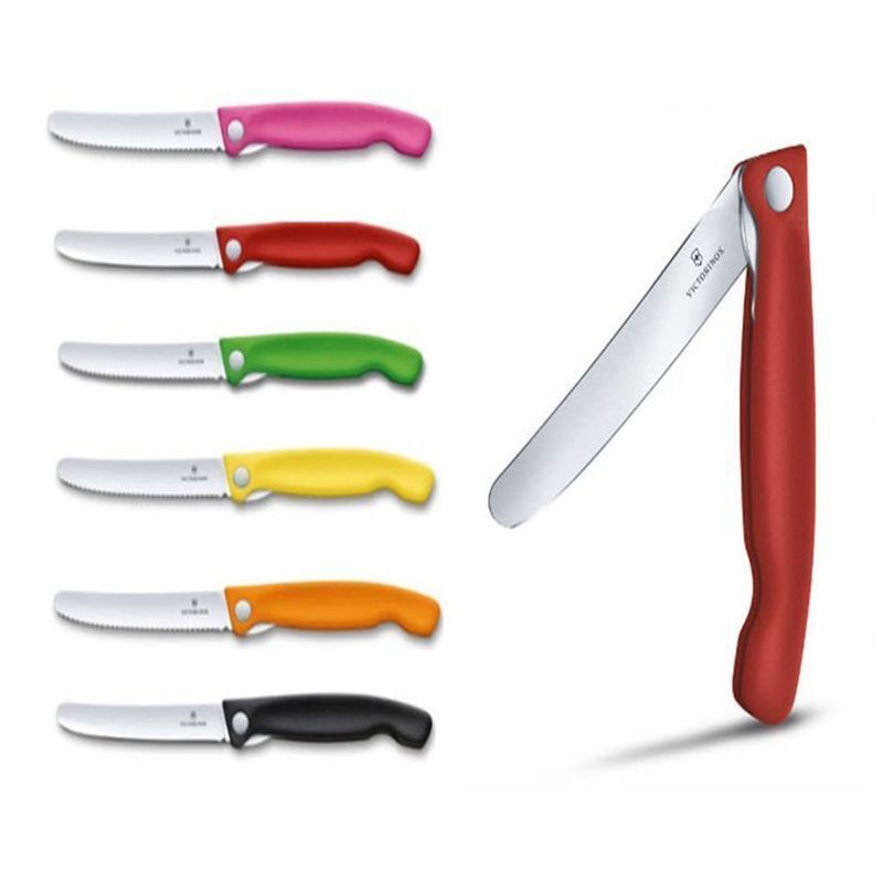 Кухонный нож Victorinox SwissClassic Foldable Paring 6.7833.FB черный