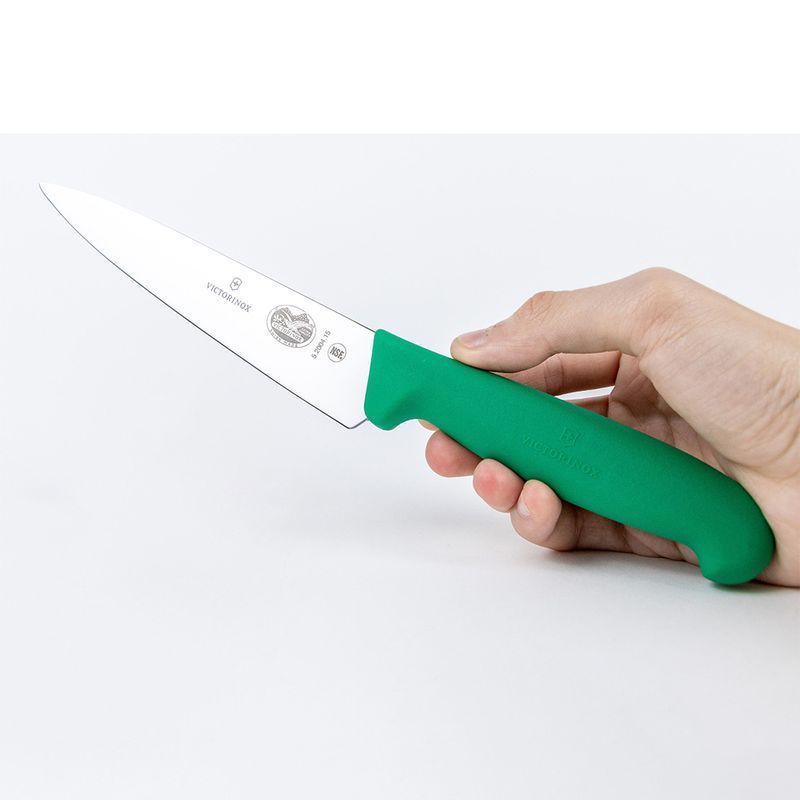 Кухонний ніж Victorinox Fibrox Kitchen 5.2004.15 зелений
