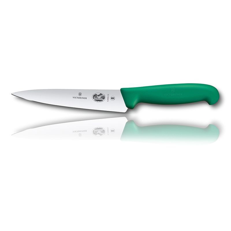 Кухонний ніж Victorinox Fibrox Kitchen 5.2004.15 зелений