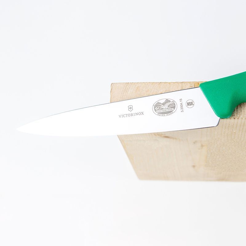 Кухонний ніж Victorinox Fibrox Kitchen 5.2004.15 зелений