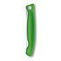 Кухонний ніж Victorinox SwissClassic Foldable Paring 6.7836.F4B зелений