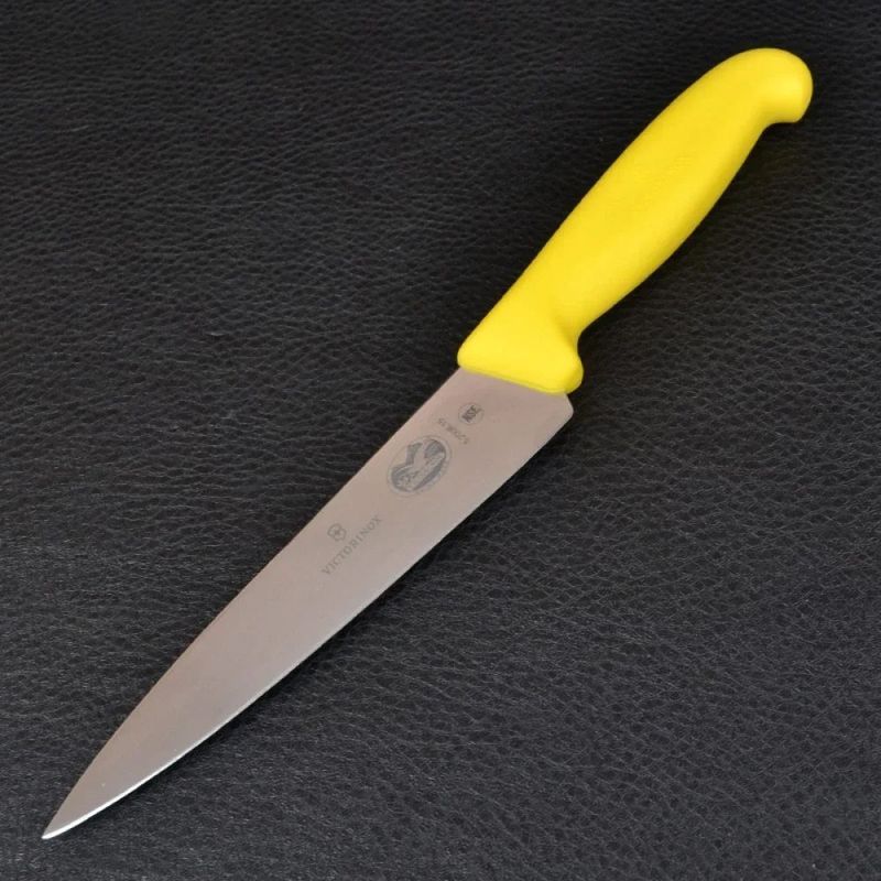 Кухонний ніж Victorinox Fibrox Kitchen 5.2008.15 жовтий