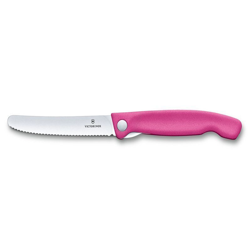 Кухонний ніж Victorinox SwissClassic Foldable Paring 6.7836.F5B рожевий