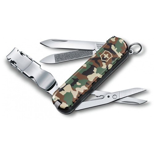 Складаний ніж-брелок Victorinox Nail Clip 580 без упаковки 0.6463.94L19 (Камуфляж)