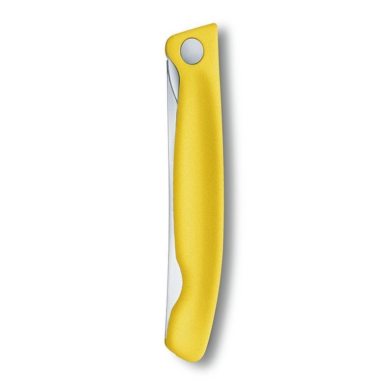Кухонний ніж Victorinox SwissClassic Foldable Paring 6.7836.F8B жовтий