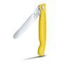 Кухонний ніж Victorinox SwissClassic Foldable Paring 6.7836.F8B жовтий