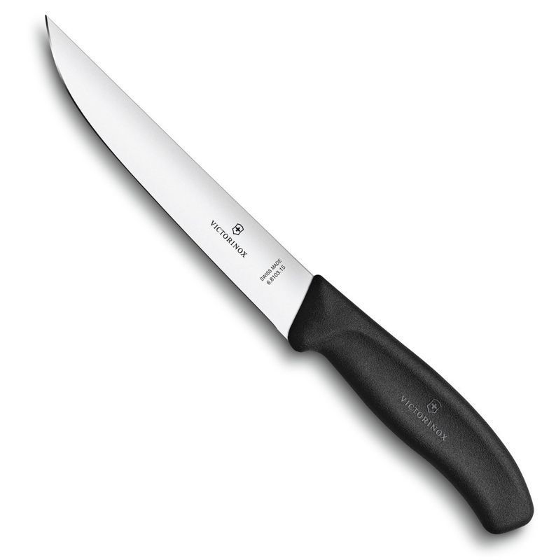 Кухонный нож Victorinox SwissClassic Carving 6.8103.15B черный