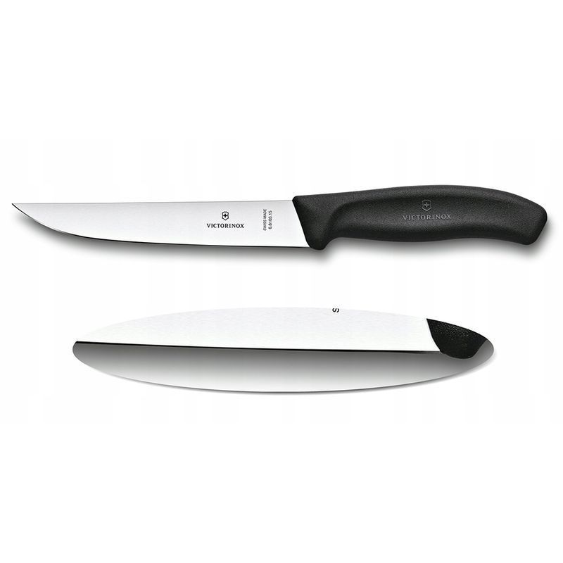 Кухонный нож Victorinox SwissClassic Carving 6.8103.15B черный