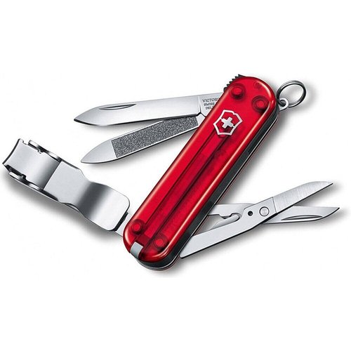 Складаний ніж-брелок Victorinox Nail Clip 580 0.6463.T (Червоний)