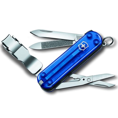 Складаний ніж-брелок Victorinox Nail Clip 580 0.6463.T2 (Синій)