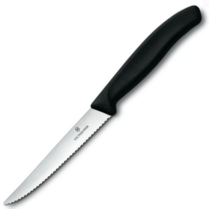 Ніж для стейку Victorinox SwissClassic Steak 6.7233.20 чорний