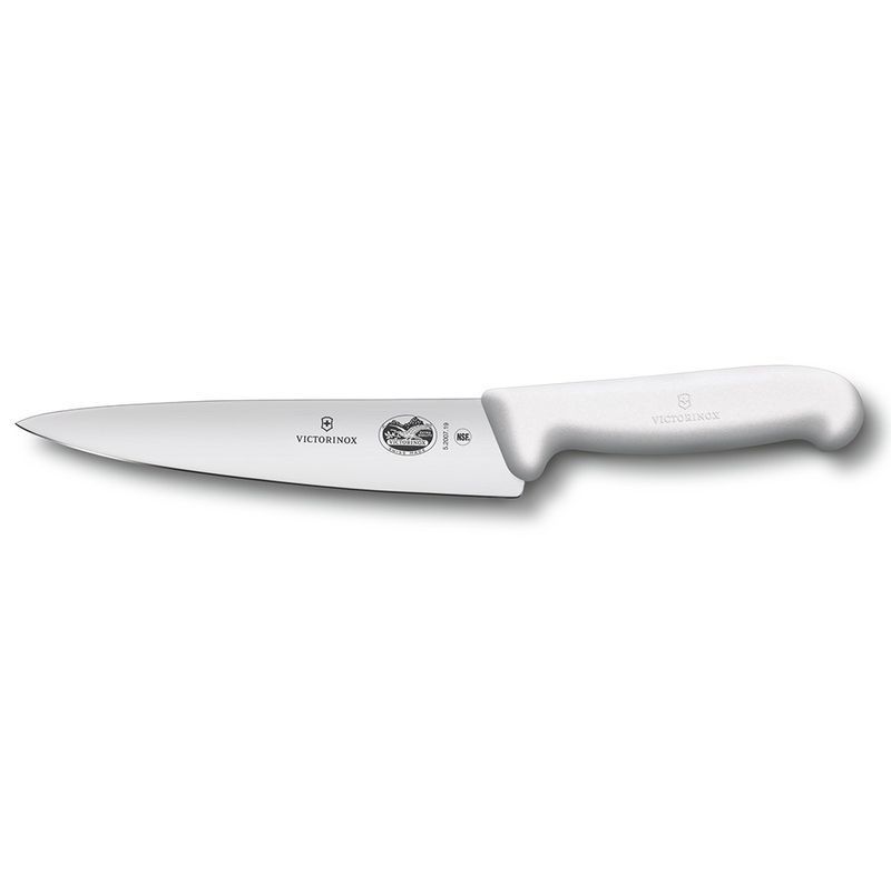 Кухонний ніж Victorinox Fibrox Carving 5.2007.19 білий