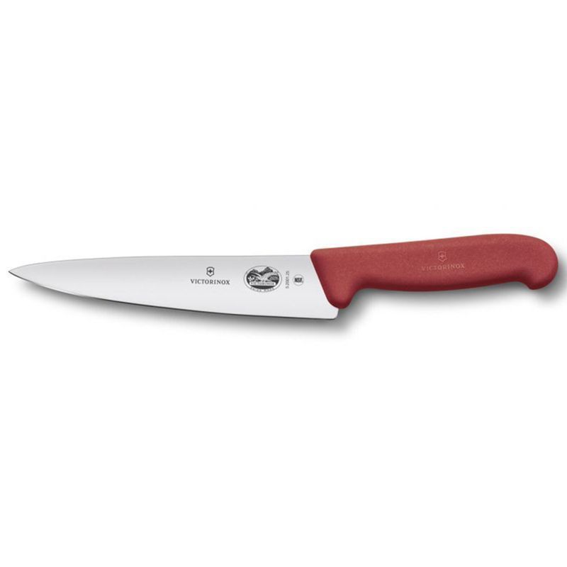Кухонний ніж Victorinox Fibrox Carving 5.2001.25 червоний