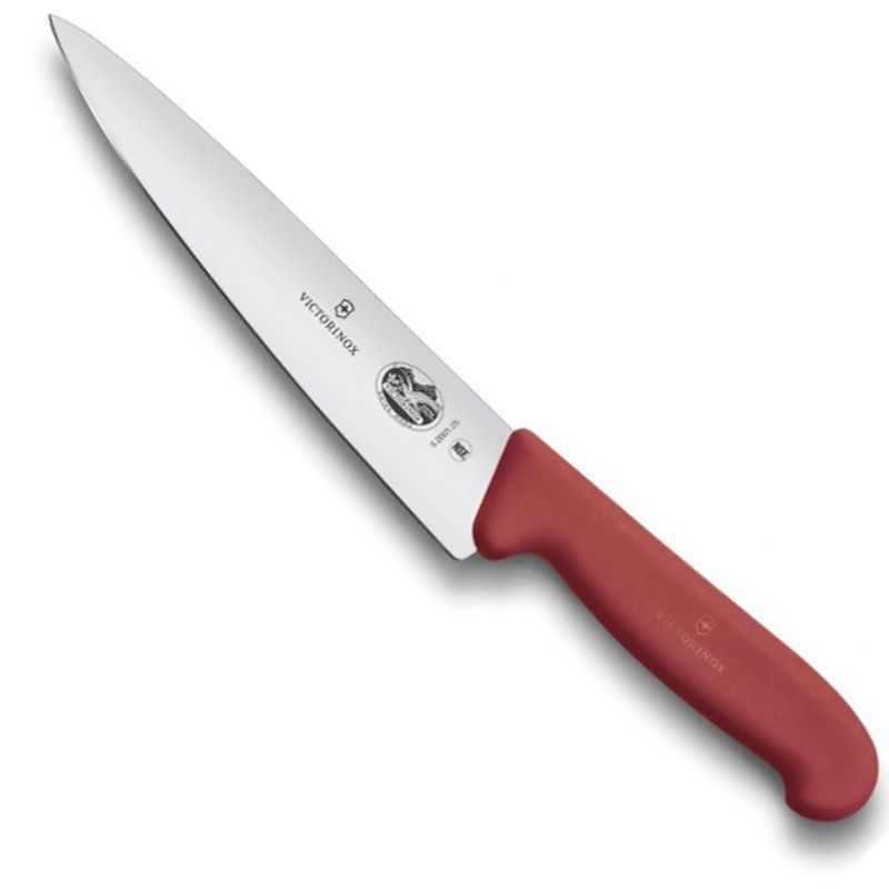 Кухонний ніж Victorinox Fibrox Carving 5.2001.25 червоний
