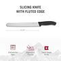 Кухонный нож Victorinox SwissClassic Slicing 6.8223.25B черный