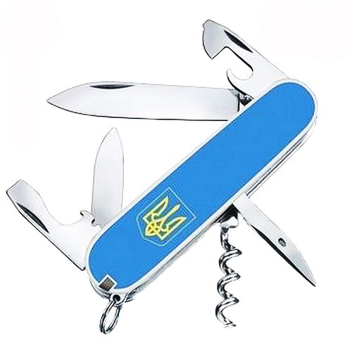 Складаний ніж Victorinox Spartan UKRAINE 1.3603.7R7 (Блакитний)