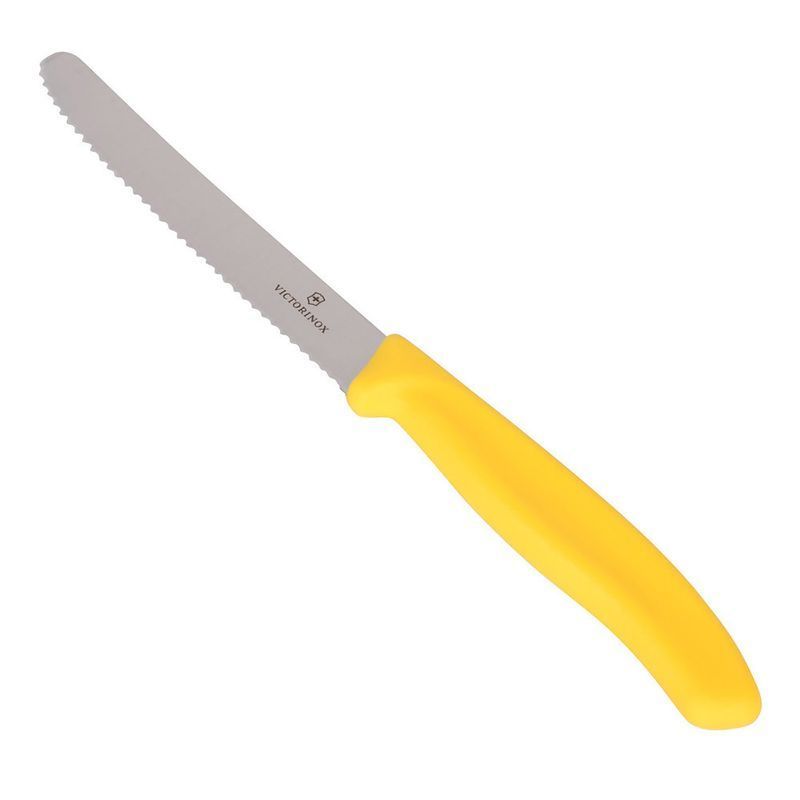 Кухонный нож Victorinox SwissClassic Tomato&Table 6.7836.L118 желтый