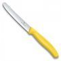 Кухонный нож Victorinox SwissClassic Tomato&Table 6.7836.L118 желтый