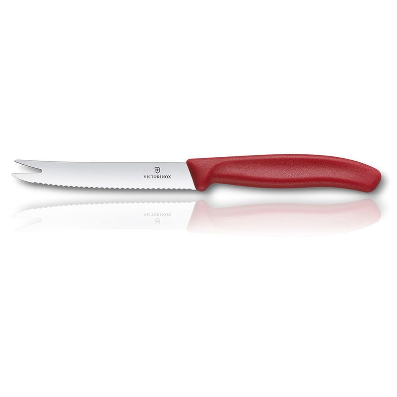 Кухонний ніж Victorinox SwissClassic Cheese & Sausage 6.7861 червоний