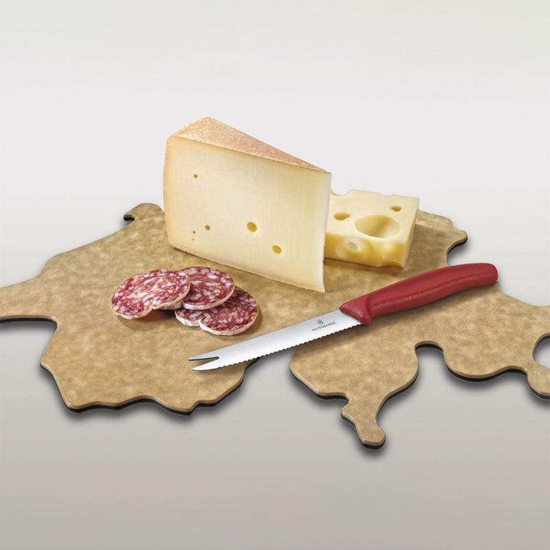 Кухонный нож Victorinox SwissClassic Cheese&Sausage 6.7861 красный