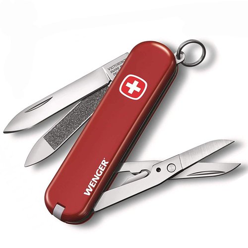 Складаний ніж-брелок Victorinox Wenger 0.6423.91 (Червоний)