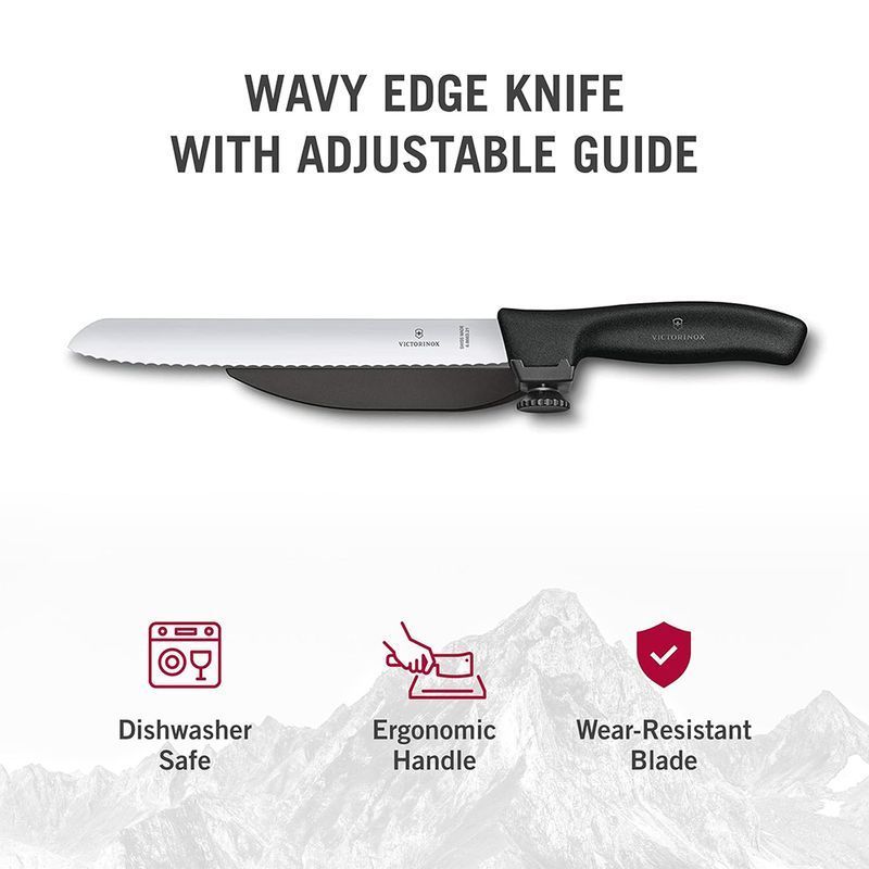 Кухонный нож Victorinox SwissClassic DUX 6.8663.21 черный