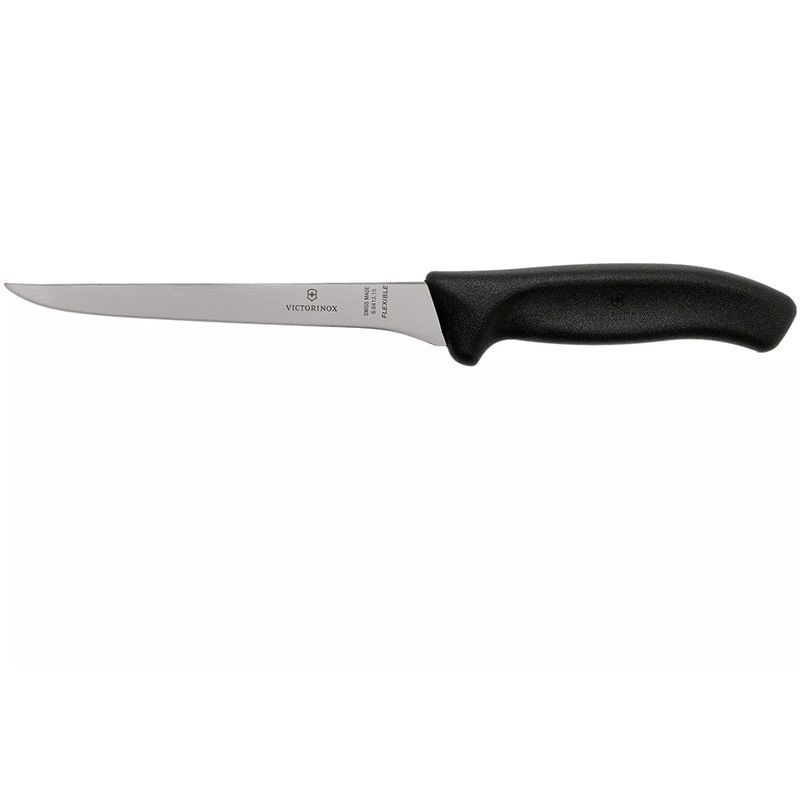 Кухонный нож Victorinox SwissClassic Boning Flexible 6.8413.15G черный