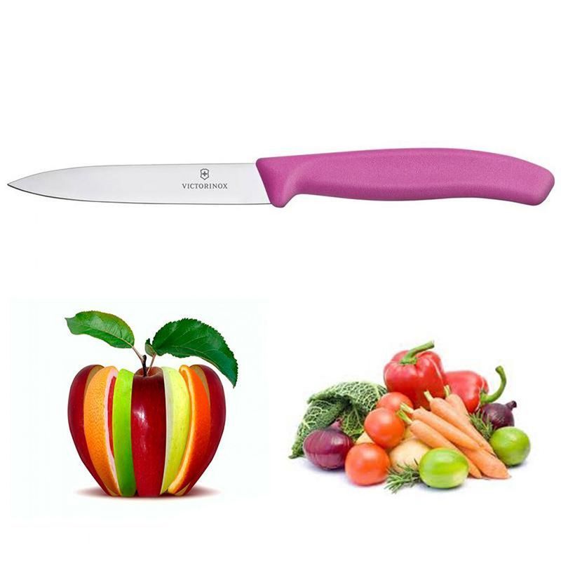 Кухонний ніж Victorinox SwissClassic Paring 6.7706.L115 рожевий