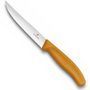 Кухонный нож Victorinox SwissClassic Steak&Pizza 6.7936.12L9 оранжевый