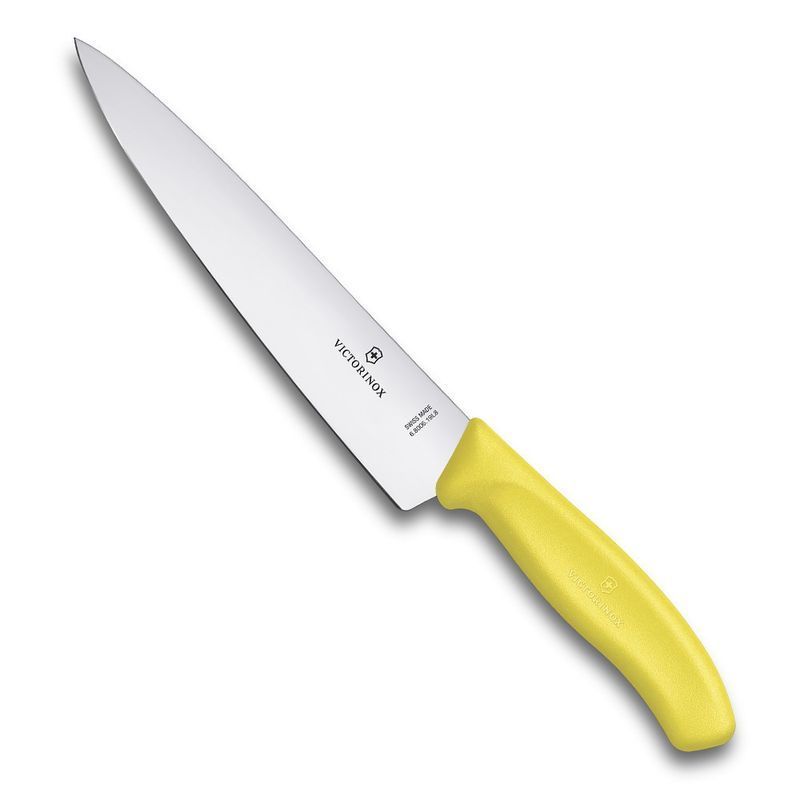 Кухонный нож Victorinox SwissClassic Carving 6.8006.19L8B желтый