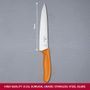 Кухонний ніж Victorinox SwissClassic Carving 6.8006.19L9B помаранчевий