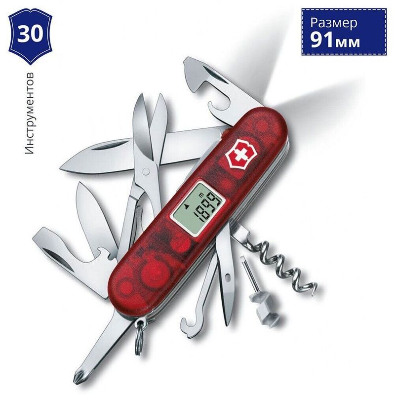 Складной нож Victorinox (Швейцария) из серии Swisschamp.