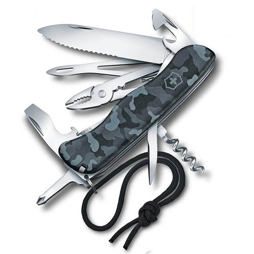 Складаний ніж Victorinox Skipper 0.8593.W942 (Сіро-синій камуфляж)