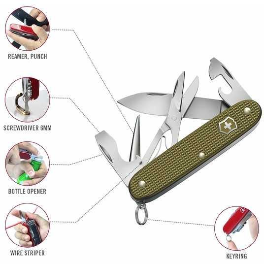 Складной нож Victorinox (Швейцария) из серии Pioneer. Артикул