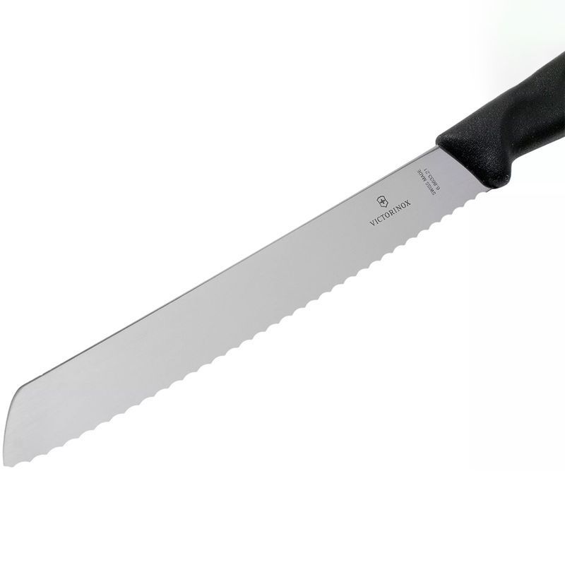 Кухонный нож Victorinox SwissClassic Bread 6.8633.21B черный