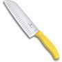 Кухонный нож Victorinox SwissClassic Santoku 6.8526.17L8B желтый