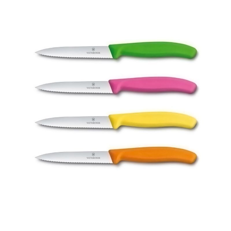 Кухонний ніж Victorinox SwissClassic Paring 6.7736.L4 зелений