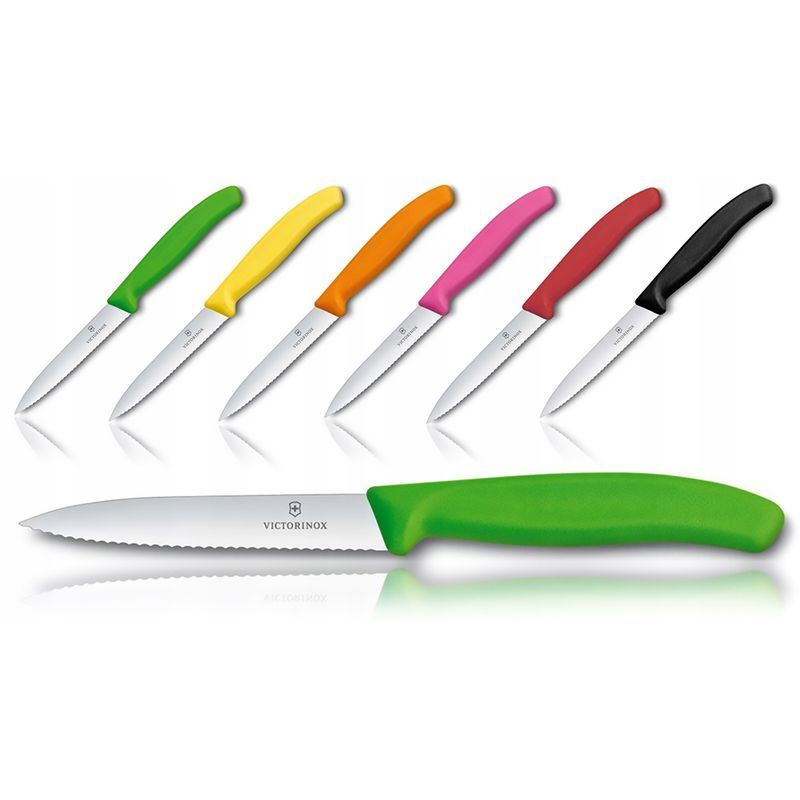 Кухонний ніж Victorinox SwissClassic Paring 6.7736.L4 зелений